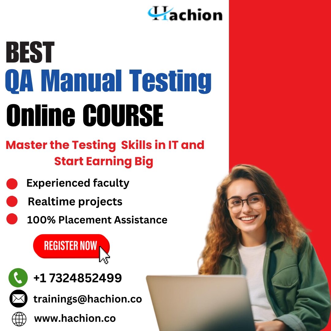 QA Manual Testing Training Online